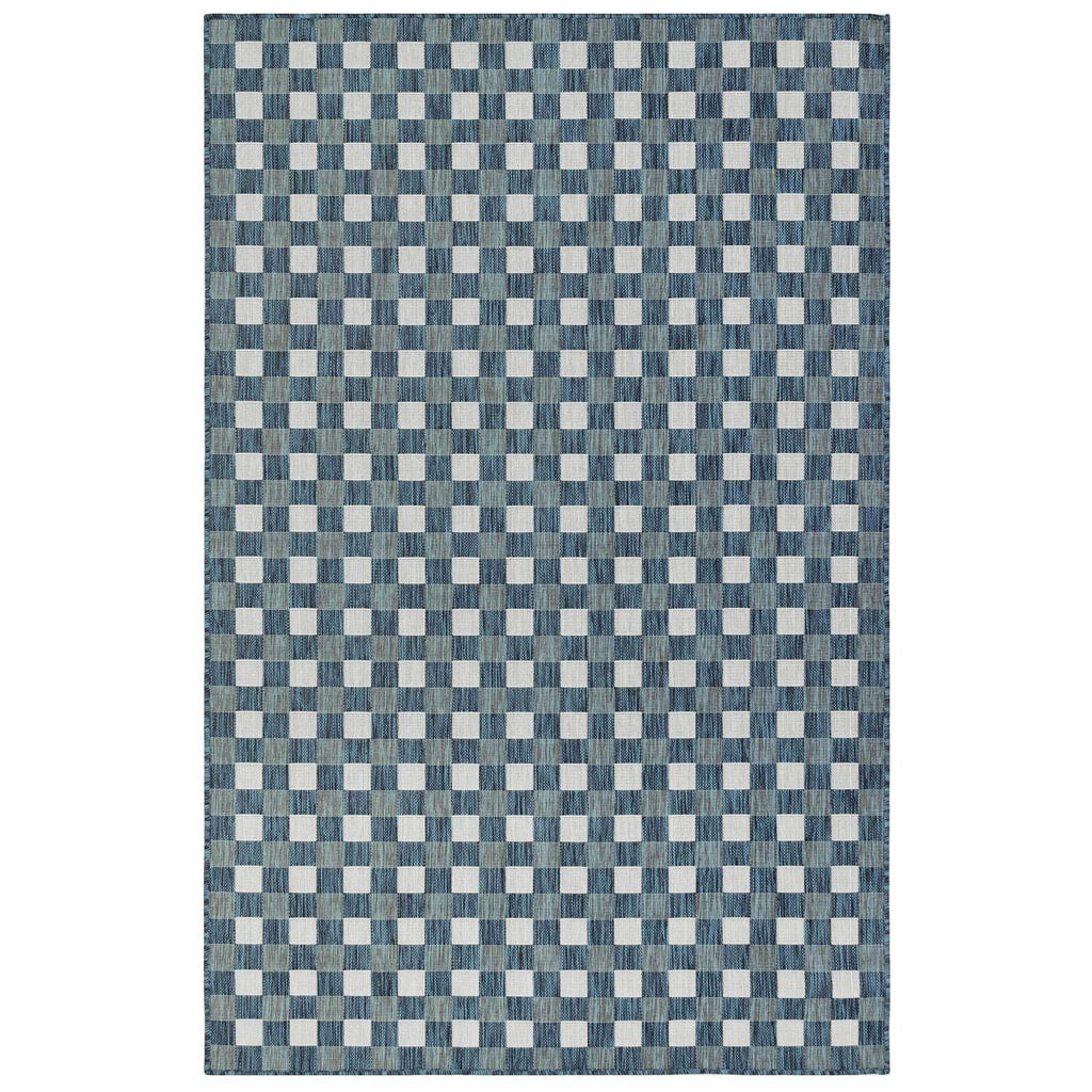  Liora Manne Carmel 4.1 In. W X 7.6 In. L Navy Blue Casual Polypropylene Accent Rug