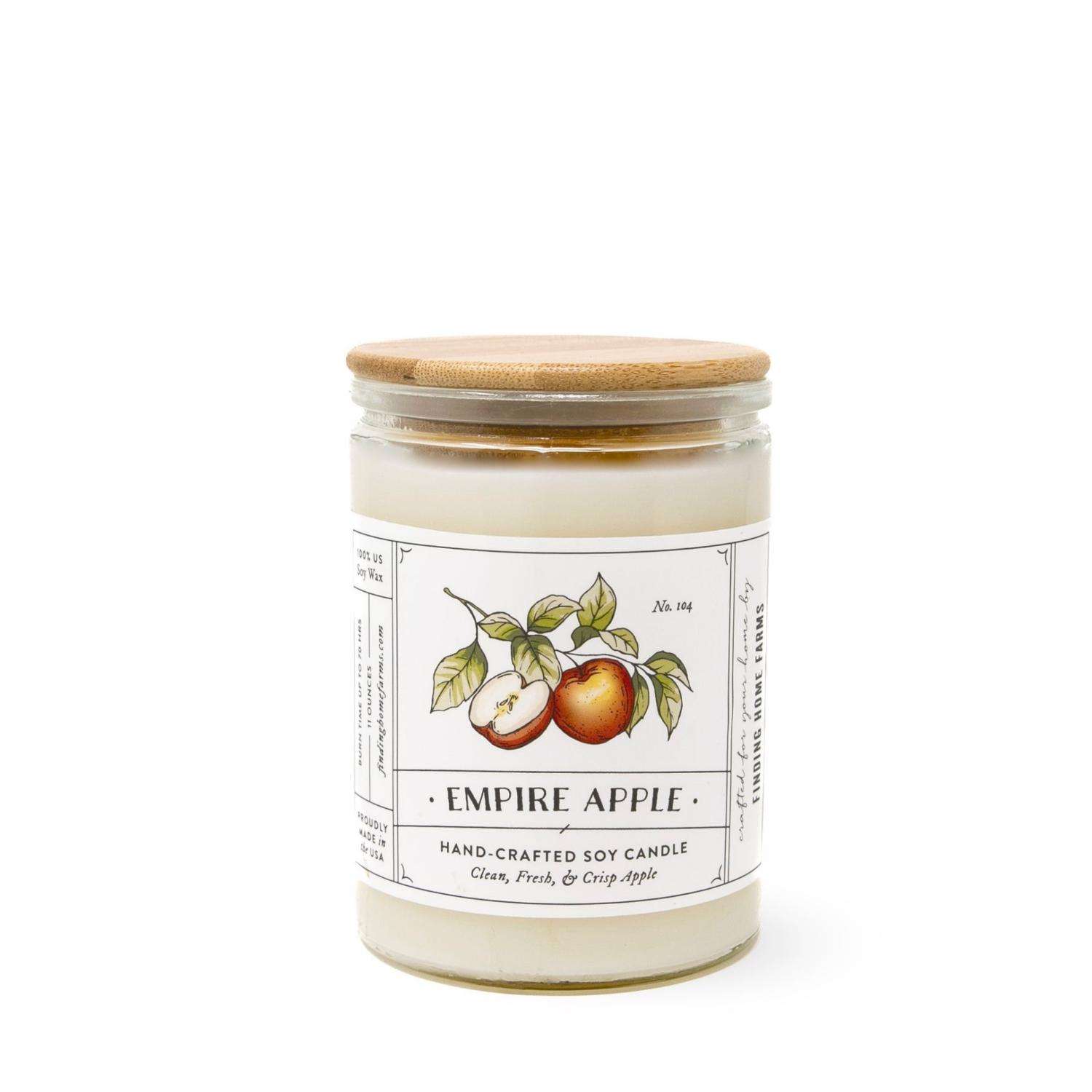  Finding Home Farms White Empire Apple Scent Candle 11 Oz