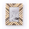  Matr Boomie Banka Mundi Brown/White Bone Picture Frame 9.5 In. H X 7.5 In. W