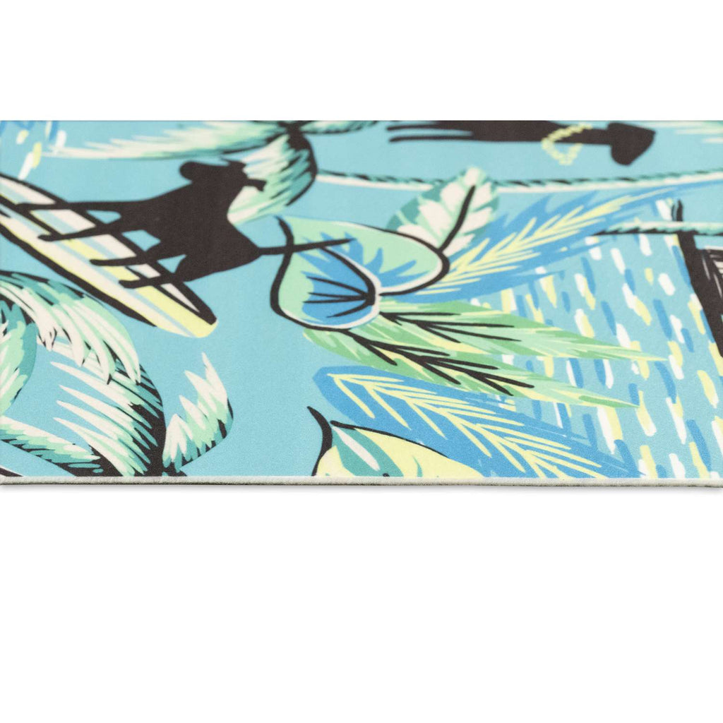  Liora Manne Illusions 1.67 W X 2.5 L Blue Coastal Polyester Door Mat