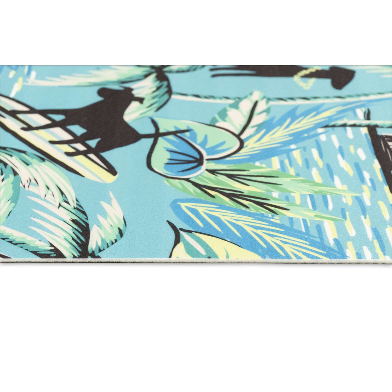  Liora Manne Illusions 1.67 W X 2.5 L Blue Coastal Polyester Door Mat