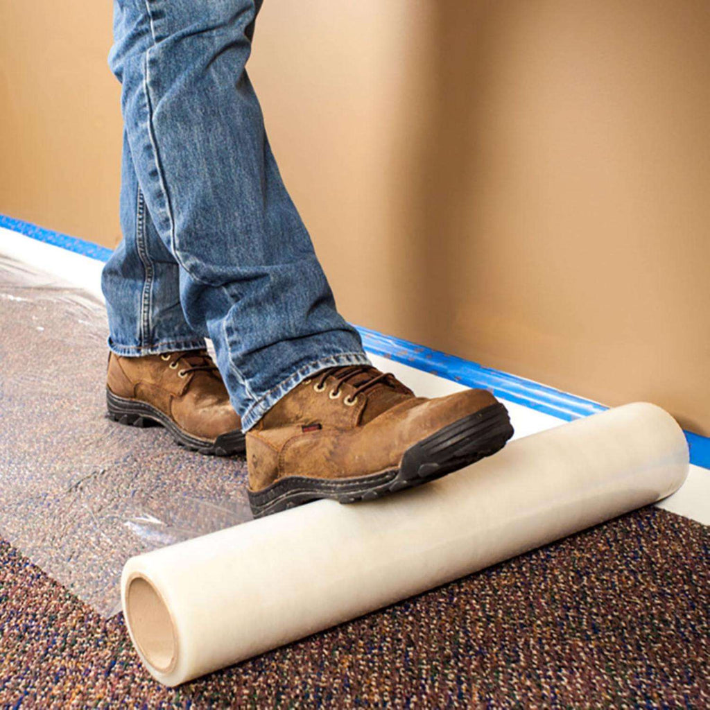  Surface Shields Carpet Protection 2.5 Mil X 36 In. W X 200 Ft. L Polyethylene Clear