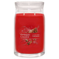  Yankee Candle Signature Red Sparkling Cinnamon Scent Candle Jar 20 Oz
