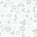  RoomMates 20.5 In. W X 16.5 Ft. L Mickey Mouse Icons Vinyl Peel And Stick Wallpaper
