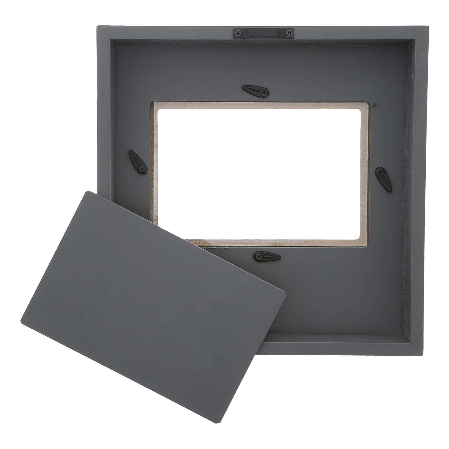  Pavilion Man Out Rustic Black/Gray MDF Picture Frame 8.75 In. H X 1.75 In. W