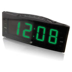  GPX 7.76 In. Black AM/FM Clock Radio Digital Plug-In