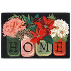  Liora Manne Frontporch 1.67 In. W X 2.5 In. L Black Holiday Home Acrylic/Polyester Rug