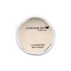  Pavilion Celebrating You Black/White Tranquility Scent Candle 8 Oz