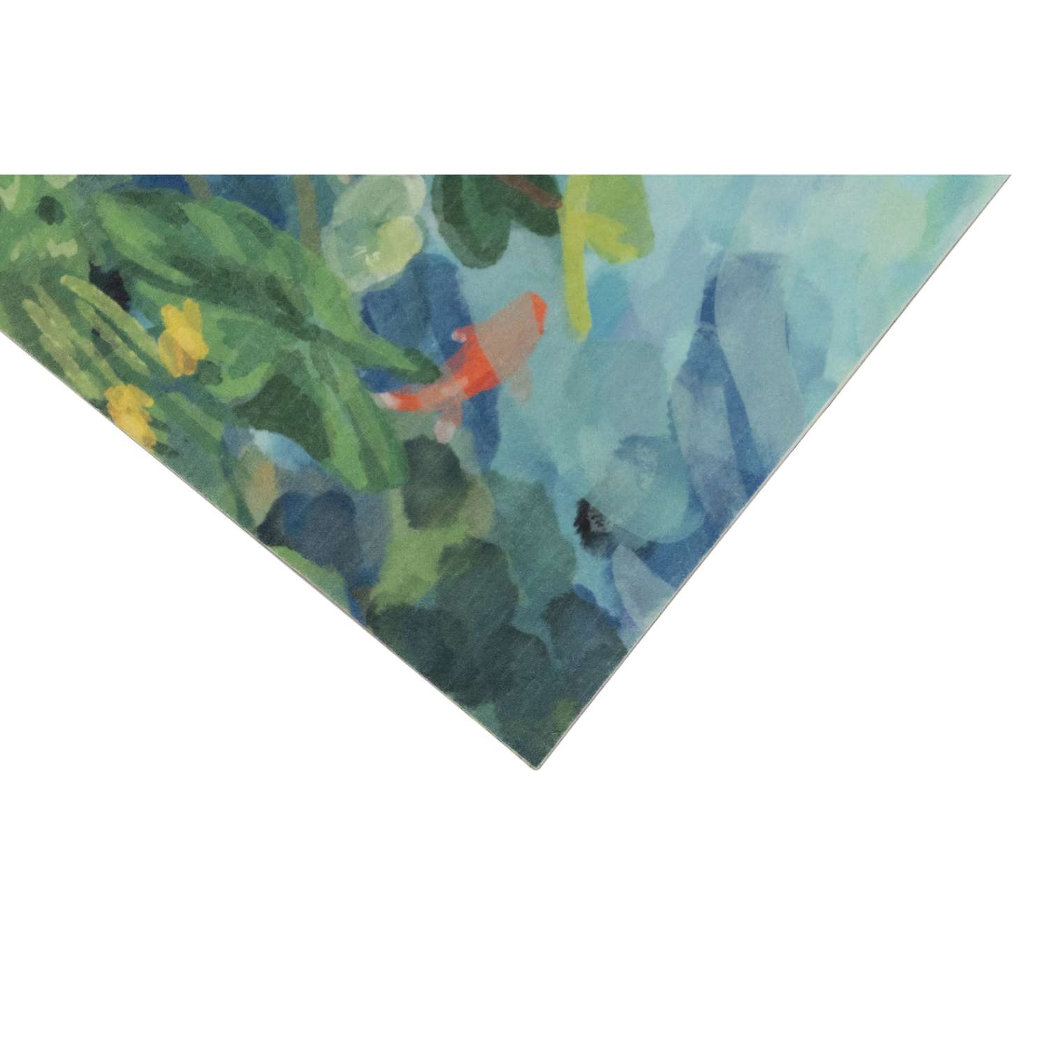 Liora Manne Illusions 1-1/2 Ft. W X 2-1/2 Ft. L Seafoam Casual Polyester Door Mat