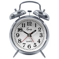  La Crosse Technology Equity 2.25 In. Silver Alarm Clock Analog Battery Operated