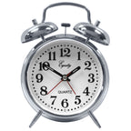  La Crosse Technology Equity 2.25 In. Silver Alarm Clock Analog Battery Operated