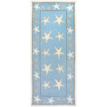  Homefires 2.1 Ft. W X 5 Ft. L Multicolored Starfish Scatter Accent Rug