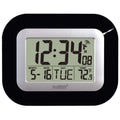  La Crosse Technology 8.95 In. L X 1.2 In. W Indoor Contemporary Digital Atomic Wall Clock Plastic Bl