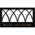  P. Graham Dunn 14.75 In. H X 0.75 In. W X 26 In. L Black MDF Ornate Wall Decor
