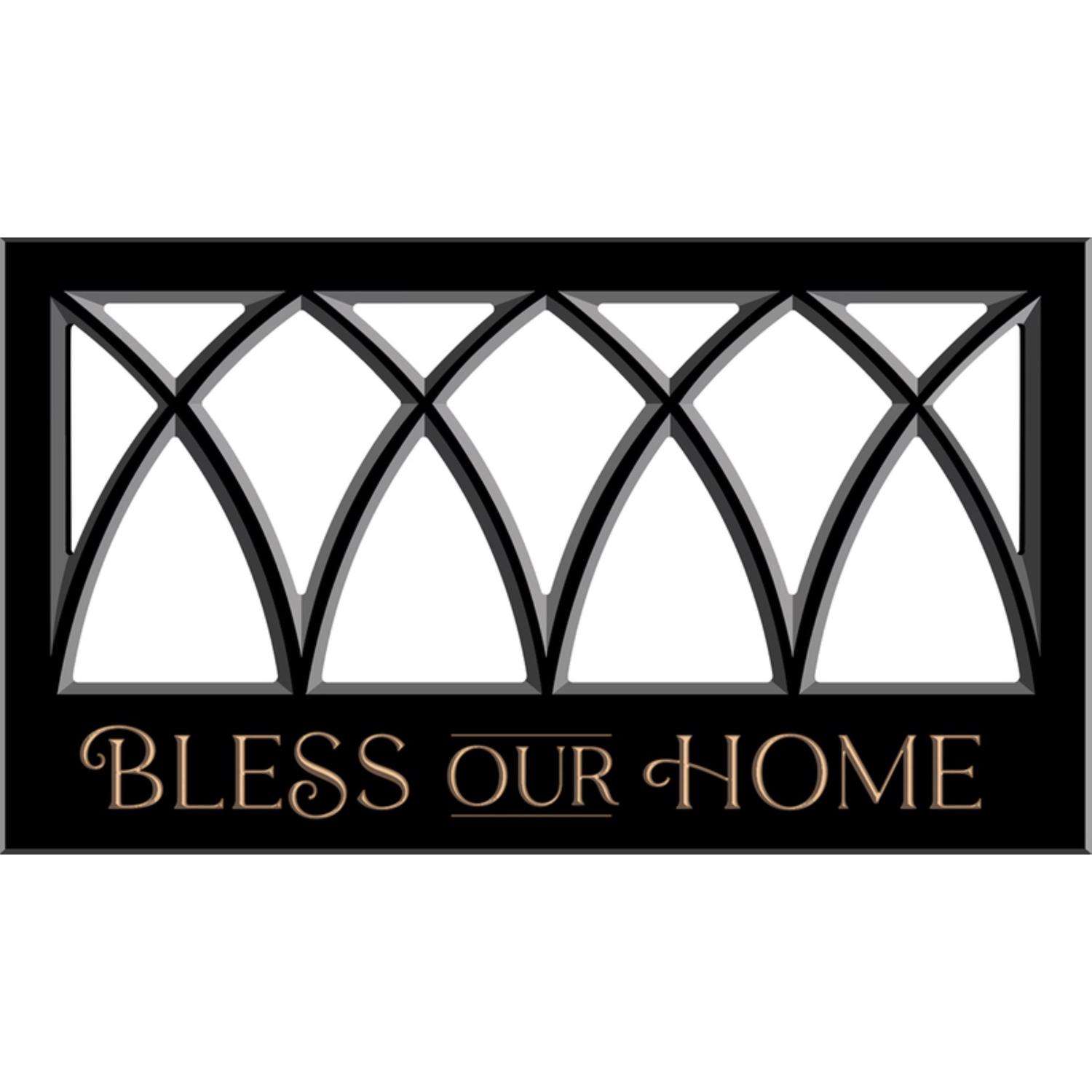 P. Graham Dunn 14.75 In. H X 0.75 In. W X 26 In. L Black MDF Ornate Wall Decor