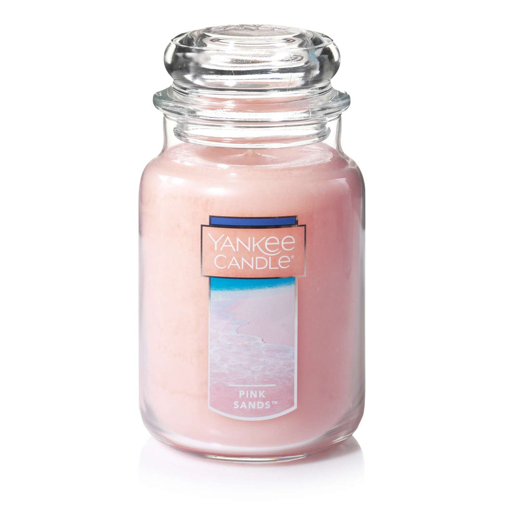  Yankee Candle Pink Pink Sands Scent Large Candle Jar 22 Oz