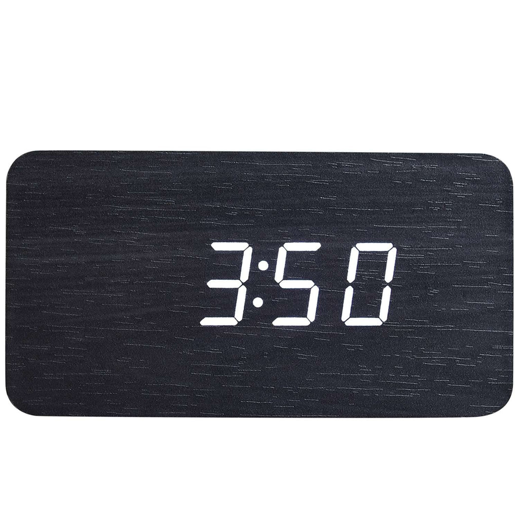  Mad Man 5 In. H X 2.75 In. W X 2 In. L Alloy Walnut Wood Clock