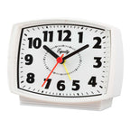  La Crosse Technology Equity 2 In. White Alarm Clock Analog Plug-In