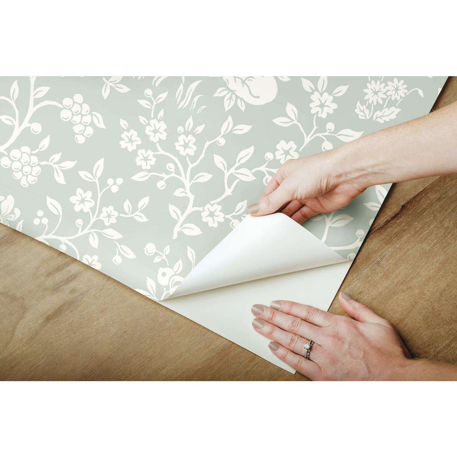  Magnolia Home By Joanna Gaines Premium Peel & Stick .014 M H X 20.5 In. W X 240 In. L Fox&Hare Green