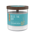  Candle-Lite Essential Elements White Sea Salt/Driftwood Scent Candle 16 Oz