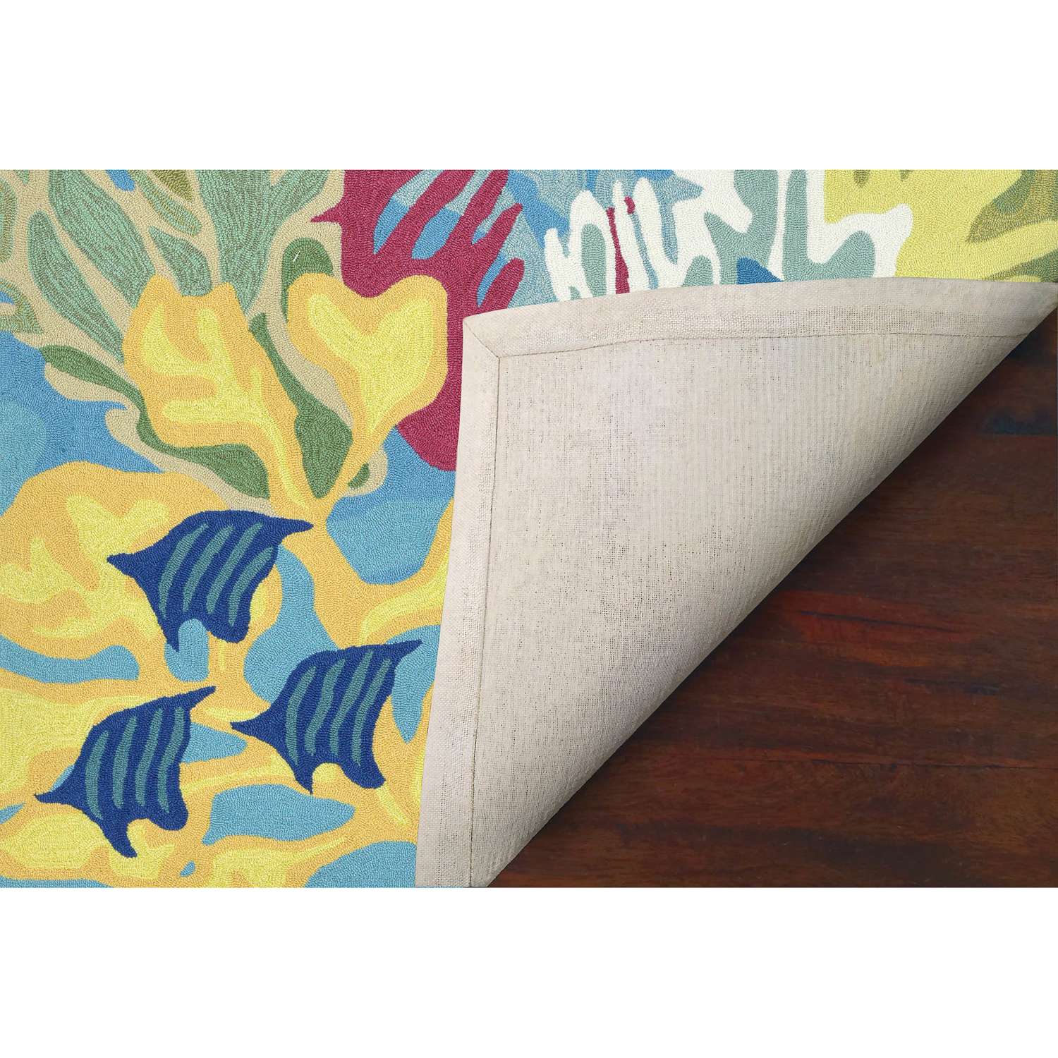  Liora Manne Ravella 2 Ft. W X 3 Ft. L Blue Casual Polypropylene Rug