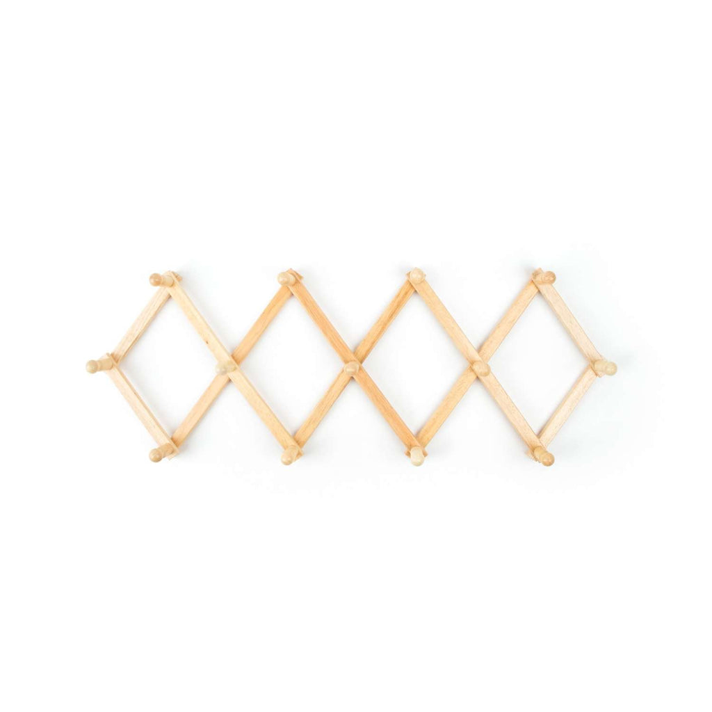  Fox Run 7 In. H X 42 In. W X 3 In. L Wood Expandable Wall Rack