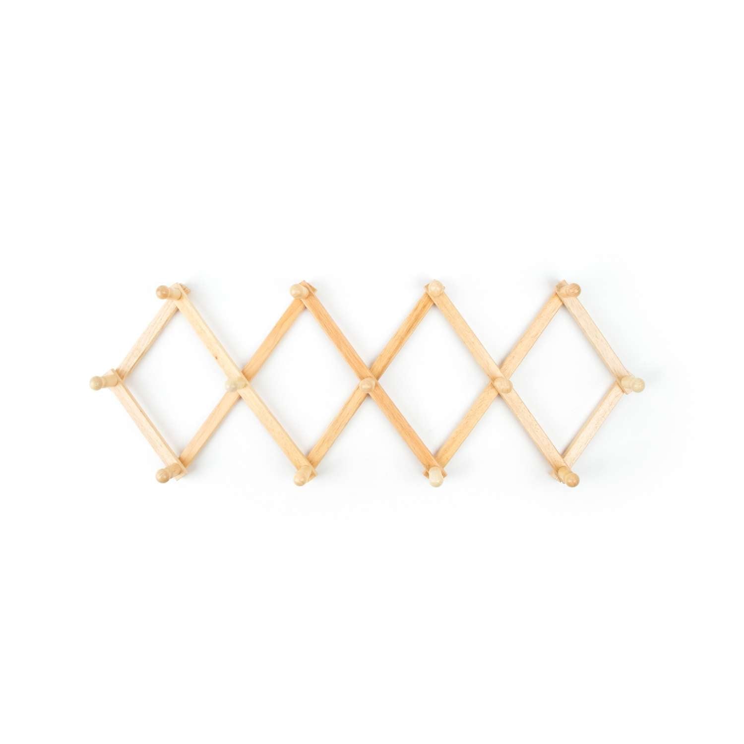  Fox Run 7 In. H X 42 In. W X 3 In. L Wood Expandable Wall Rack