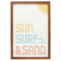  Open Road Brands 17.875 In. H X 0.75 In. W X 12.25 In. L Pink MDF Wall Decor