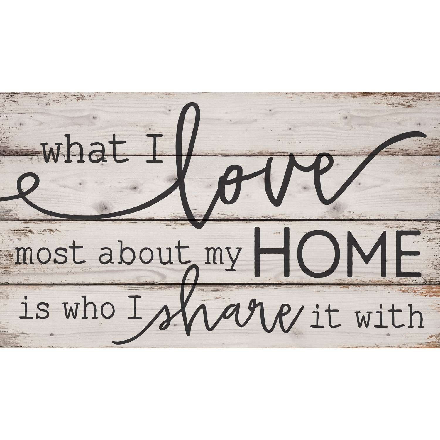 P. Graham Dunn 14 In. H X 1 In. W X 24 In. L Black/White Wood Wall Art