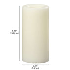  Sterno Home Cream No Scent Premier Pillar Candle