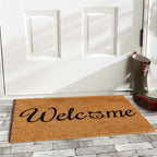  Home & More 1.42 W X 2.42 L Multi-color Kitty Welcome Coir Door Mat