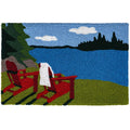  Jellybean 20 In. W X 30 In. L Multicolored Lake Life Polyester Rug