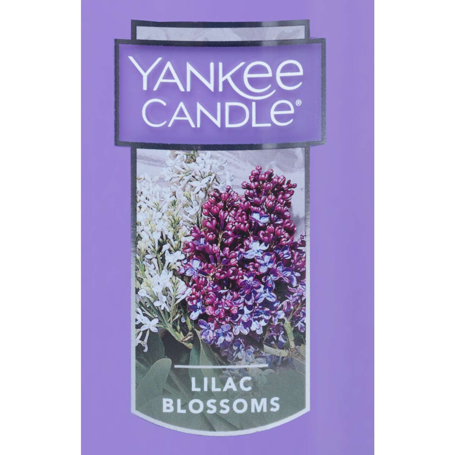  Yankee Candle Purple Lilac Blossoms Scent Pillar Candle 12 Oz